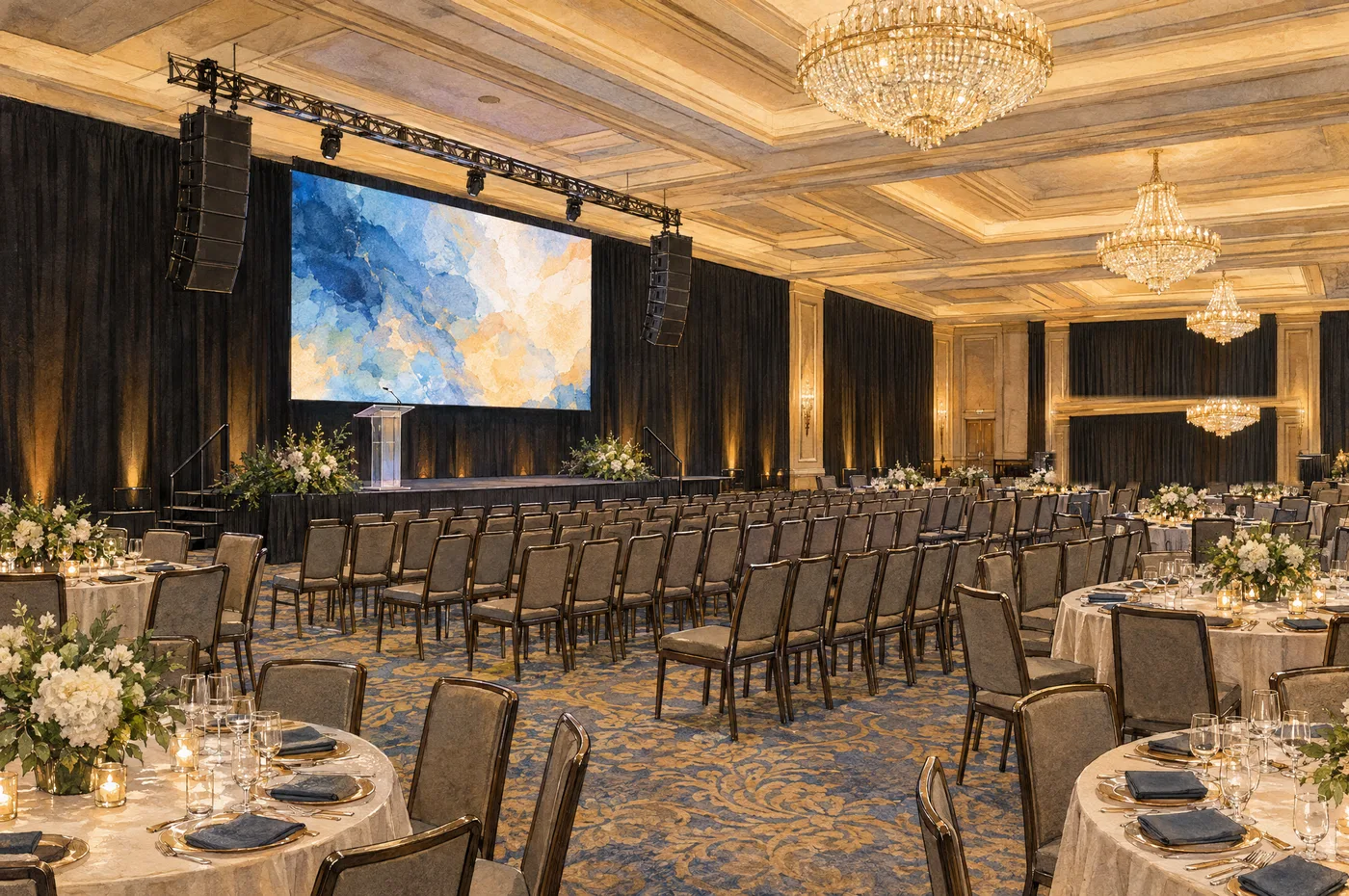 Corporate events: Concept visualization