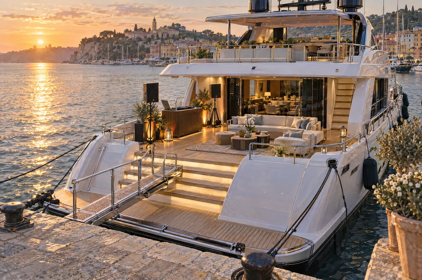 Yacht events: Concept visualization