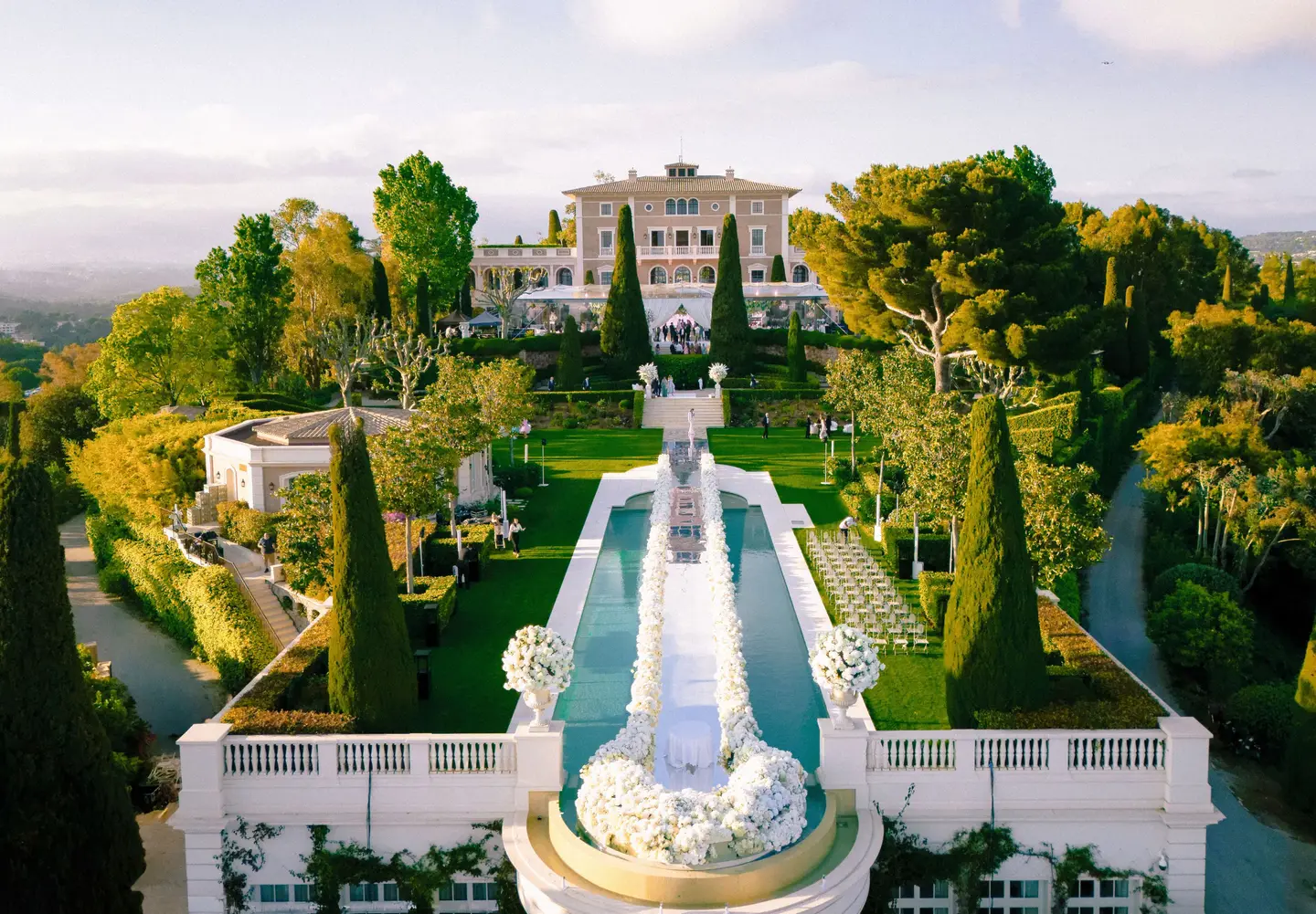 Château de la Croix des Gardes, Cannes, France: event photo 2, technical production by PWR Production