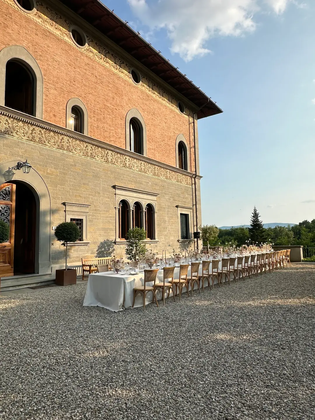 Villa La Commenda Concordia, Vicchio, Tuscany, Italy: event photo 6, technical production by PWR Production