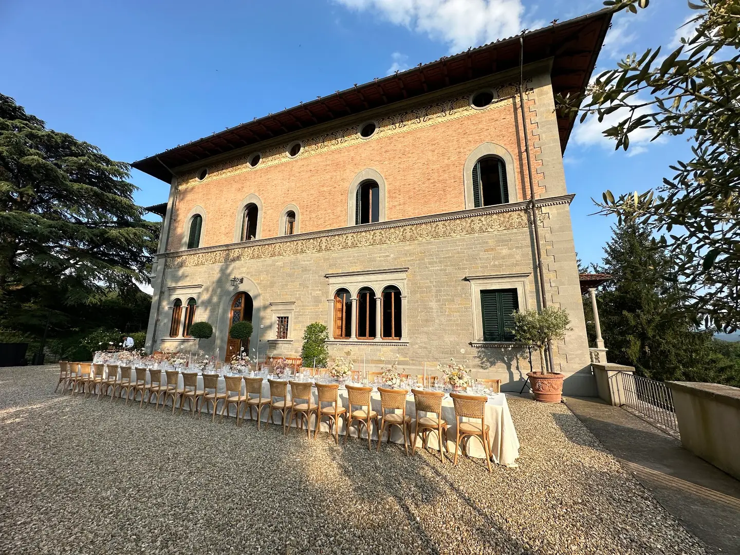 Villa La Commenda Concordia, Vicchio, Tuscany, Italy: event photo 7, technical production by PWR Production