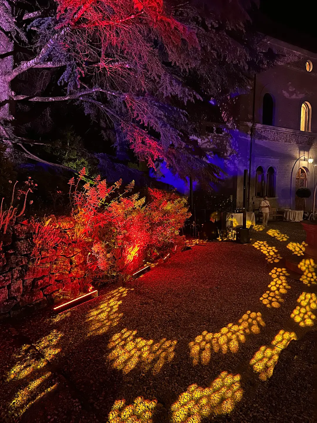 Villa La Commenda Concordia, Vicchio, Tuscany, Italy: event photo 9, technical production by PWR Production
