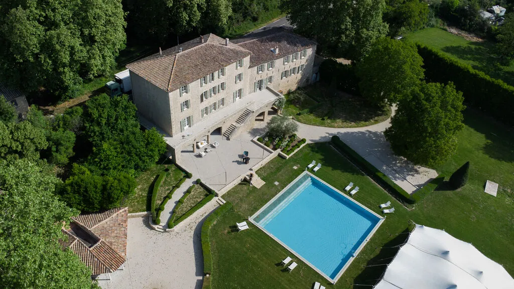 Château du Griffon, Saint-Martin-de-Castillon, France: площадка для мероприятий