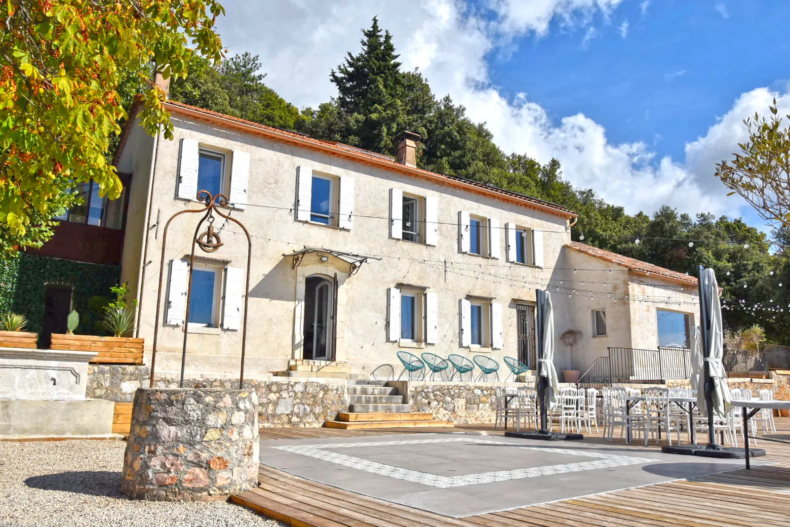 Domaine de la Marbrière, Grasse, France: площадка для мероприятий