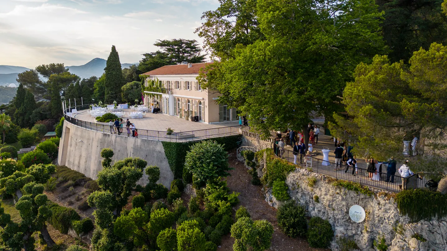 Domaine du Mont Leuze, Villefranche-sur-Mer, France: площадка для мероприятий