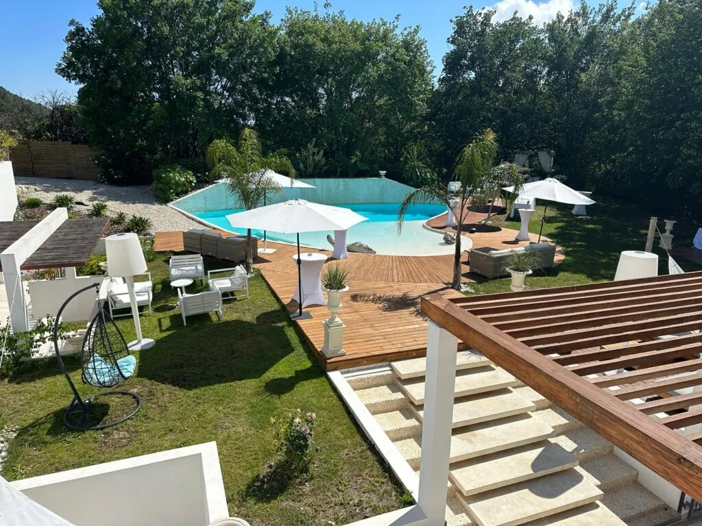 Villa les Roses, Saint-Paul-de-Vence, France: площадка для мероприятий