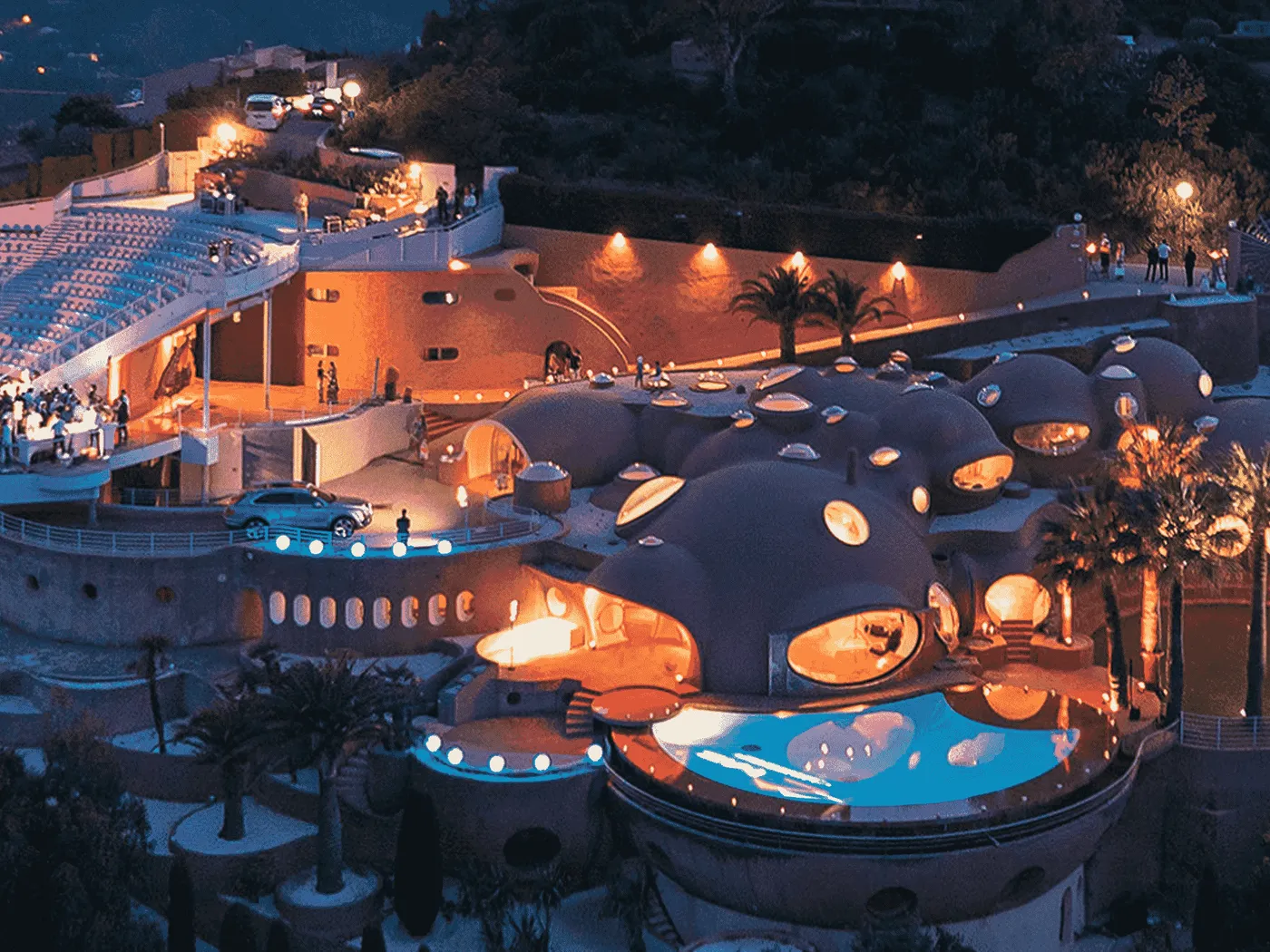Villa Pierre Cardin (Palais Bulles), Théoule-sur-Mer, France: площадка для мероприятий